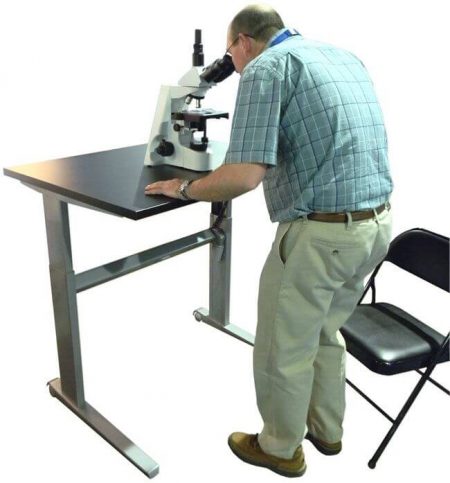 IonDesk Lab Workstation with user IonDesk Lab Workstation with user